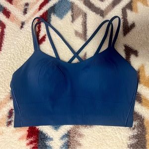 Like a Cloud Ribbed Longline Bra